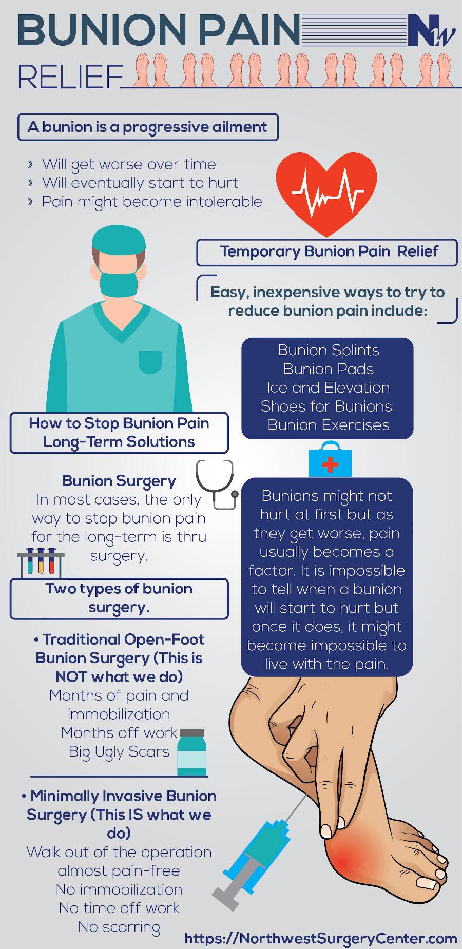 infographic bunion stretcher benefits
